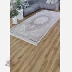 خرید فرش کناره خاکستری مدرن جنس مخمل تُرک ابعاد دلخواه استُپ دار (ضد سُر)