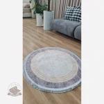 فرش مدرن دایره ای با رویه مخمل هازانd103