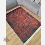 بهترین قیمت فرشینه لاکی تیره جنس رویه مخمل استُپ دار U117