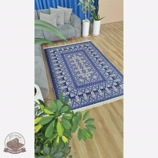 بررسی و مشخصات فرشینه کلاسیک جنس مخمل هازان تُرک استُپ دار(ابعاد سفارشی)ضد سُر