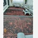 زاویه دید فرشینه لاکی تیره جنس رویه مخمل استُپ دار U117