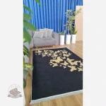 جزئیات فرشینه مدرن جنس رویه مخمل هازان ترک کد h247
