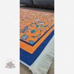 بهترین قیمت فرشینه نارنجی جنس مخمل تُرک ابعاد دلخواه تولید میشه استُپ دار