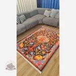 بهترین قیمت فرشینه مدرن با رویه مخمل هازان کد a048