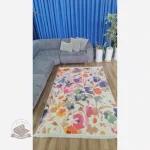 خرید فرشینه مدرن استُپ دار (اصلا لیز نمیخوره)رویه مخمل هازان ترک