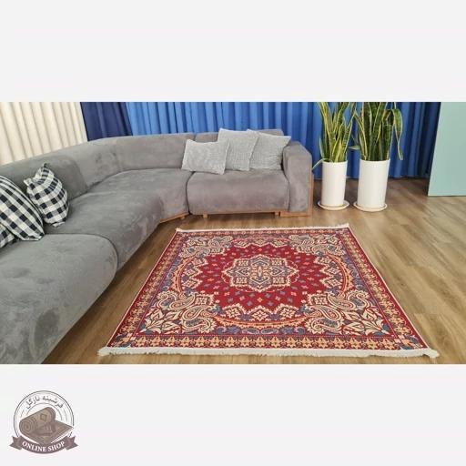 بررسی و مشخصات فرشینه مخمل مربعی استُپ دار ( اصلا سُر نمیخوره ) q117