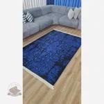 بهترین قیمت فرشینه لاکی تیره جنس مخمل استُپ دار (ابعاددلخواه) U178