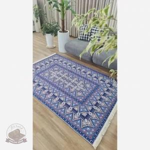 فرشینه کلاسیک جنس مخمل هازان تُرک استُپ دار(ابعاد سفارشی)ضد سُر