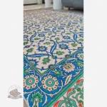 خرید فرشینه مخمل طرح ابریشمی استُپ دار ( سُر نمیخوره) a054
