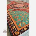تصویر واقعی محصول فرشینه مخمل طرح ابریشمی زیره استُپ دار a079