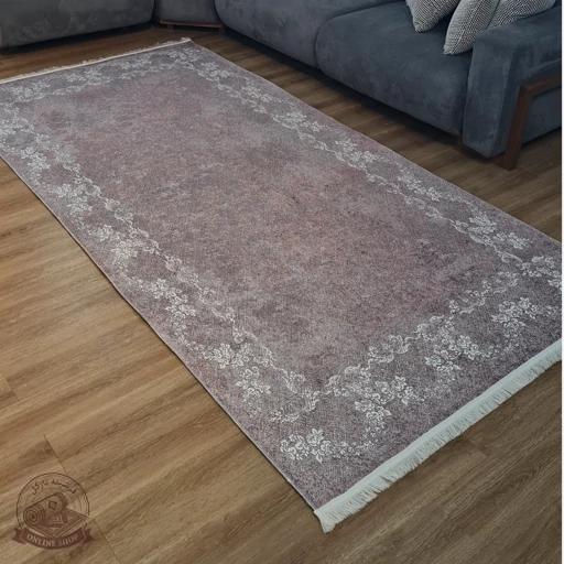فرشینه فانتزی مخمل تُرک ابعاددلخواه تولید میشهm326 استُپ دار