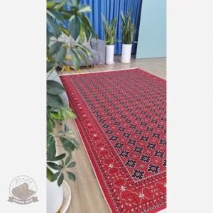 فرش مخمل طرح لاکی استُپ دار (اصلا لیز نمیخوره) a122