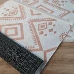 زاویه دید کناره مخمل کِرم مدرن ترمز دار (ابعاد دلخواه) m340