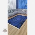 جزئیات فرشینه لاکی تیره جنس مخمل استُپ دار (ابعاددلخواه) U178
