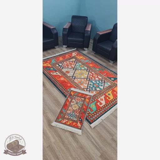 زاویه دید فرشینه مخمل طرح ابریشمی استُپ دار (ابعاد دلخواه) تولیدمیشه