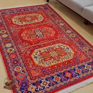 فرش مخمل مدرن طرح سنتی استُپ دار (ابعاد سفارشی) O111