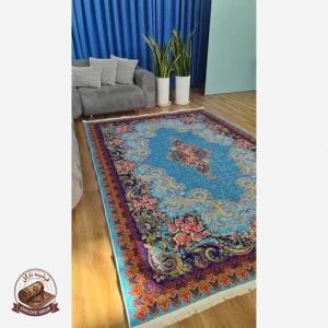 فرش مخمل مدرن طرح ابریشم استُپ دار (اصلا لیز نمیخوره) a084