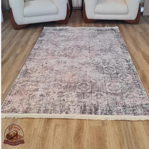 خرید فرشینه مدرن مخمل استُپ دار (ابعاد دلخواه) تولیدمیشهu191