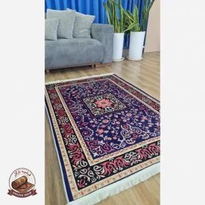 فرش مخملی مدرن طرح ابریشمی استُپ دار (اصلا لیز نمیخوره) a137