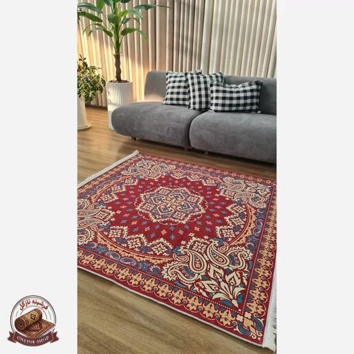 فرشینه مخمل مربعی استُپ دار ( اصلا سُر نمیخوره ) q117