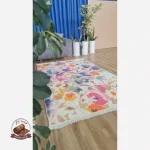 جنس فرشینه مدرن استُپ دار (اصلا لیز نمیخوره)رویه مخمل هازان ترک