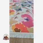 بهترین قیمت فرشینه مدرن استُپ دار (اصلا لیز نمیخوره)رویه مخمل هازان ترک