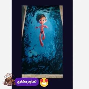 فرشینه کودک جنس مخمل هازان تُرک استُپ دار(ابعاد سفارشی)U280