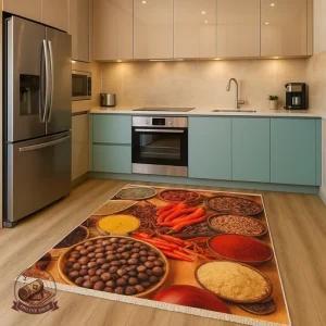 فرش اشپزخانه مخمل استُپ دار (اصلا لیز نمیخوره) o43