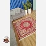 تصویر واقعی محصول فرشینه مخمل مربعی استُپ دار ( اصلا سُر نمیخوره ) q117