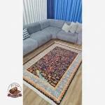 تصویر واقعی محصول فرشینه مدرن مخمل استُپ دار (اصلا لیز نمیخوره) –