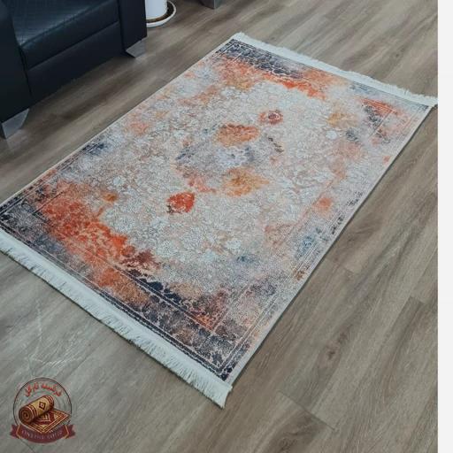 بهترین قیمت فرشینه مدرن مخمل استُپ دار (ابعاد دلخواه) تولیدمیشهu468