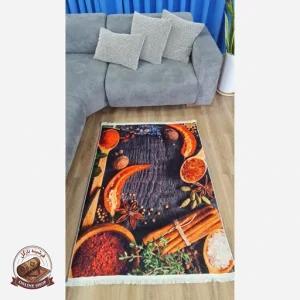 فرشینه مخمل استُپ دار (اصلا لیز نمیخوره) طرح آشپزخانه h082