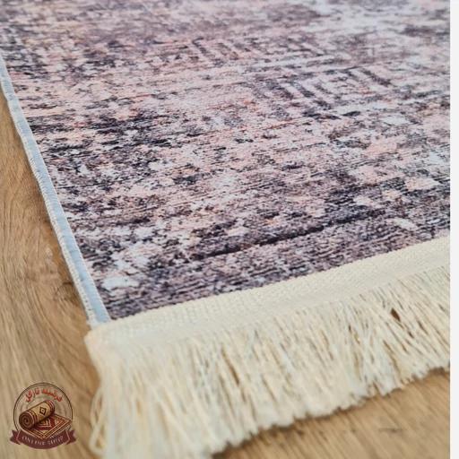 بهترین قیمت فرشینه مدرن مخمل استُپ دار (ابعاد دلخواه) تولیدمیشهu191