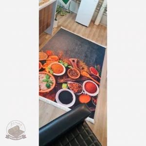فرشینه اشپزخانه مخمل هازان ترک استُپ دار ابعاد دلخواه