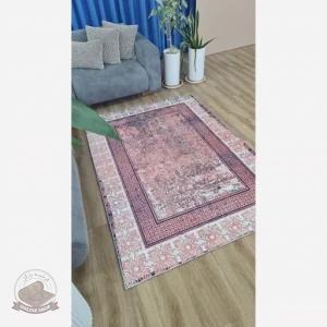 فرشینه مخمل مدرن هازان تُرک ( ارسال رایگان) زیره استُپ دار