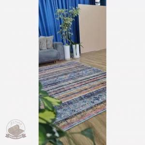 فرش مینیمال مخمل مدرن استُپ دار (ابعاد سفارشی) تولید میشه