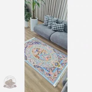 فرش مخمل مدرن طرح ابریشمی استُپ دار (ابعاد سفارشی) a