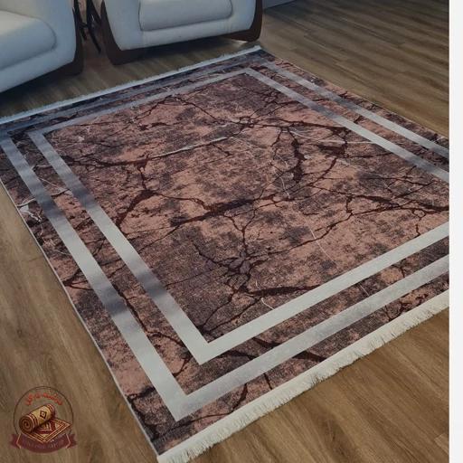 بهترین قیمت فرشینه مدرن مخمل استُپ دار (ابعاد دلخواه) تولیدمیشهh319