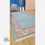 کاربرد فرش مخمل آبی طرح ابریشمی استُپ دار (ابعاد سفارشی)