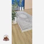 کاربرد فرش کناره خاکستری مدرن جنس مخمل تُرک ابعاد دلخواه استُپ دار (ضد سُر)