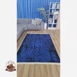 تصویر واقعی محصول فرشینه لاکی تیره جنس مخمل استُپ دار (ابعاددلخواه) U178