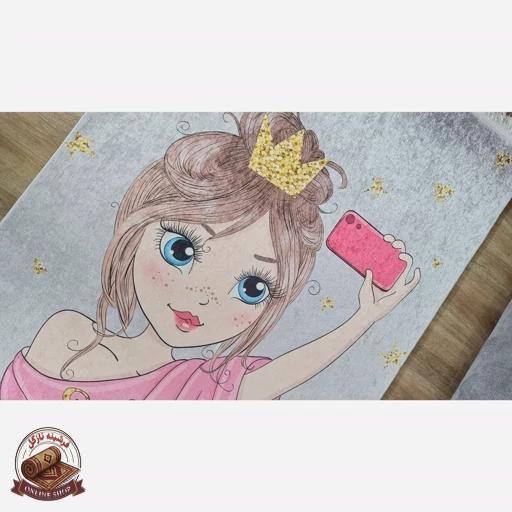 فرشینه مخملی مدرن هازان ترک،استپ دار ضد لغزش