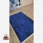 فرشینه لاکی تیره جنس مخمل استُپ دار (ابعاددلخواه) U178