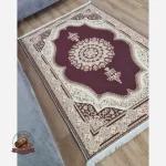 فرشینه مستطیل مدرن طرح جدید رویه مخمل هازان ترک