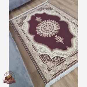 فرشینه مستطیل مدرن طرح جدید رویه مخمل هازان ترک