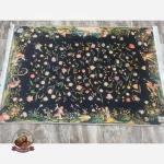 تصویر واقعی محصول فرشینه مُدرن مخمل ضدپرز و ضد حساسیت ، استُپ دار(ارسال رایگان)