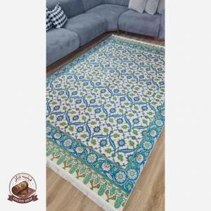 فرشینه مخمل طرح ابریشمی استُپ دار ( سُر نمیخوره) a054