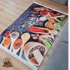 فرشینه اشپزخانه مخمل هازان تُرک استُپ دار ابعاد سفارشی 009