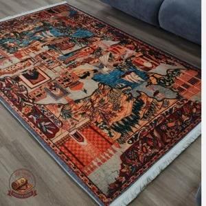 فرشینه مدرن مخمل استُپ دار (ابعاد دلخواه) تولیدمیشهu467