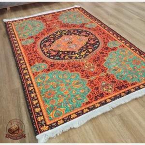 فرشینه مخمل طرح ابریشمی زیره استُپ دار a079